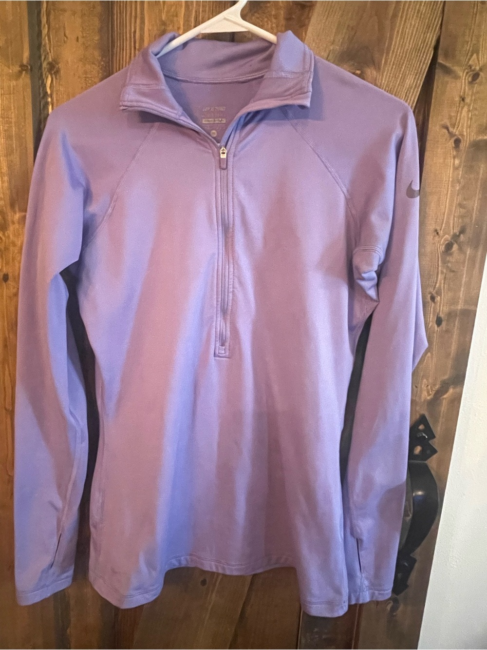 Nike Pro Lavender Half-Zip Pullover